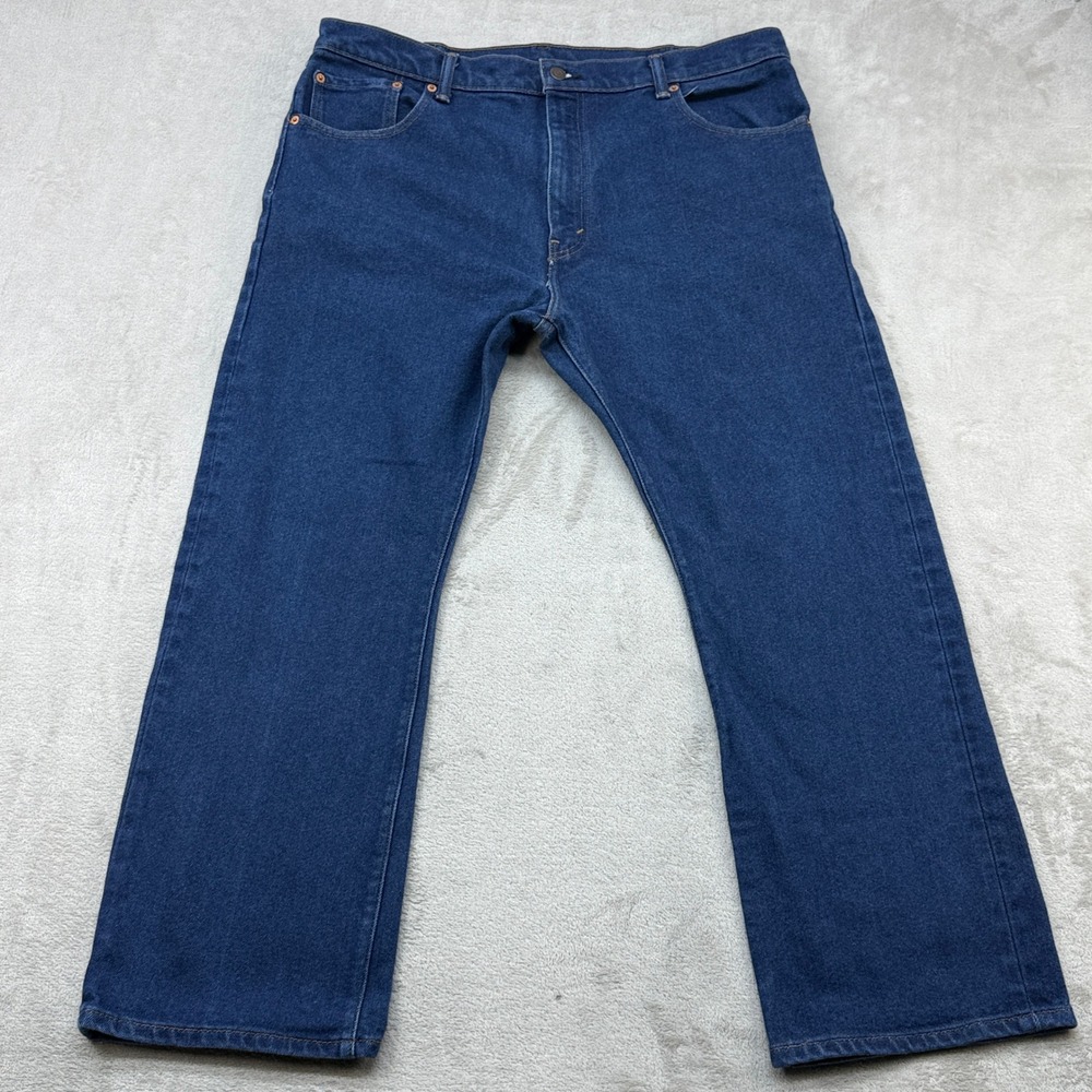 Levis 517 Bootcut Jeans Mens 40x29 Blue Dark Wash Denim Workwear Cowboy Western